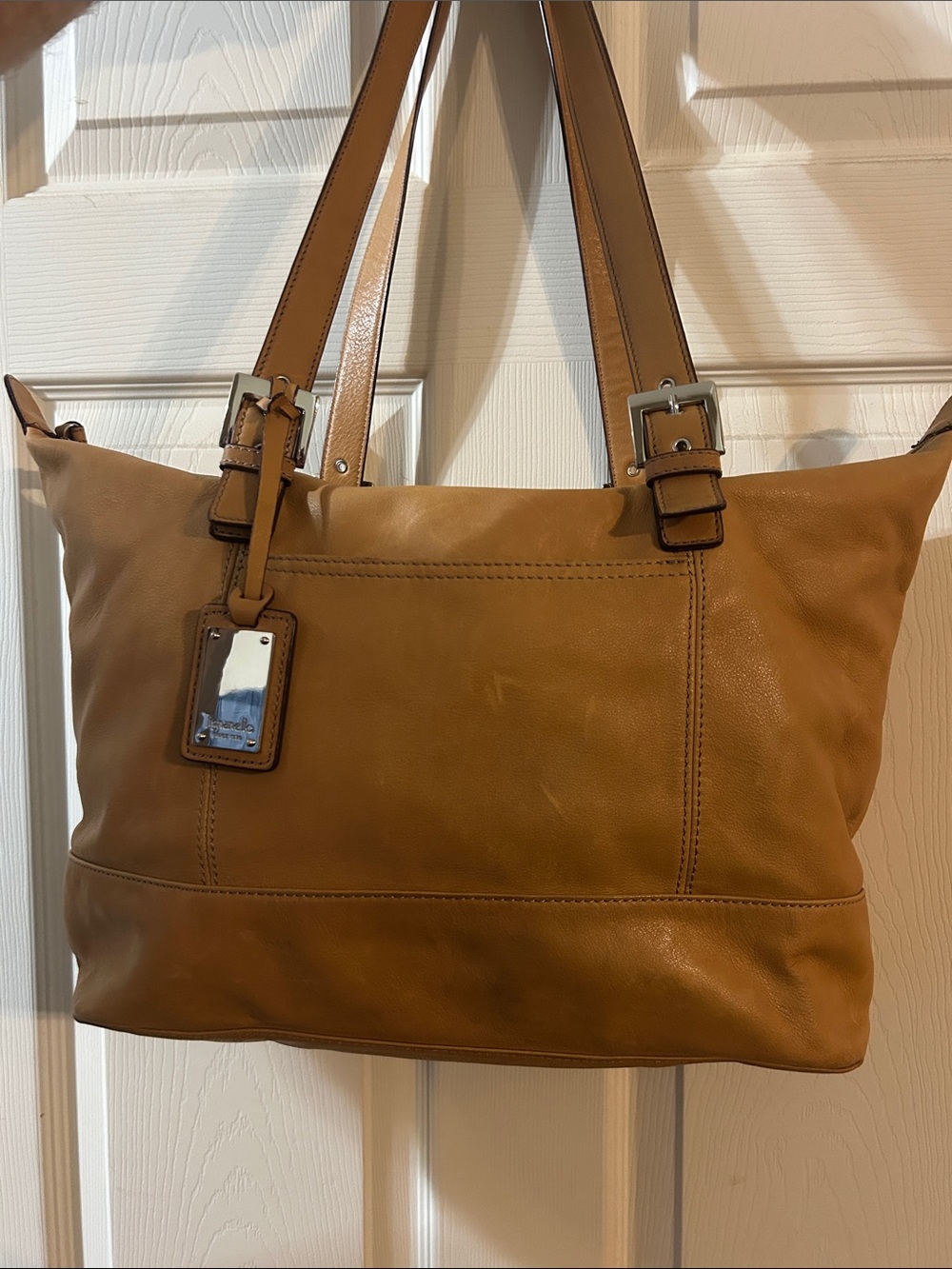 Tignanello Brown Leather Shoulder Tote